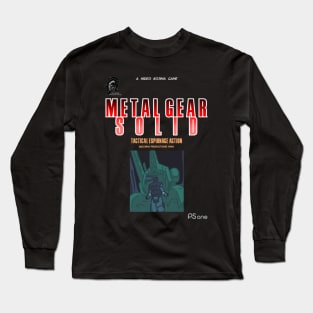Metal Gear Solid Retro Boxart Long Sleeve T-Shirt